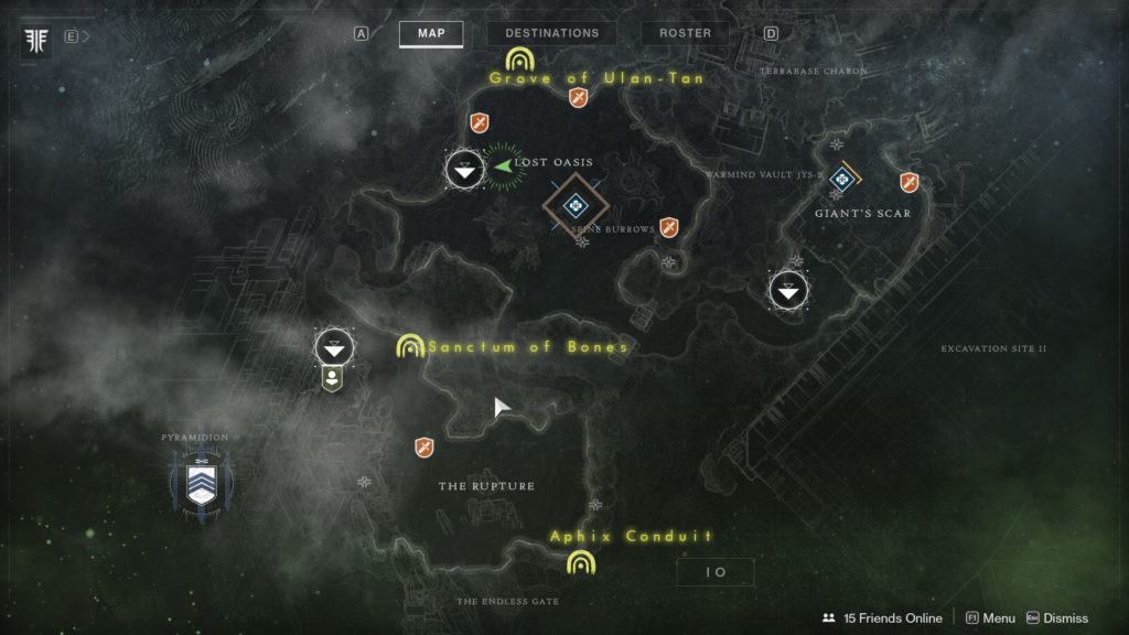 Io Lost Sector haritası