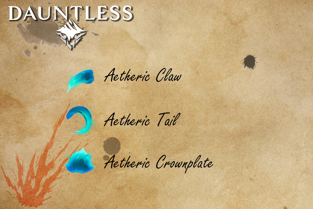 Dauntless Aetheric Parçalar